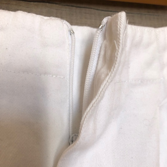 Vintage White Pleated High Waisted Baggy Pants Trousers Small - Picture 3 of 6